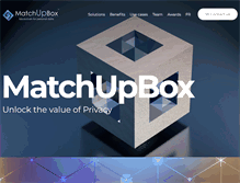 Tablet Screenshot of matchupbox.com